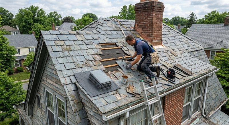 Extending The Life Of Slate Roofs