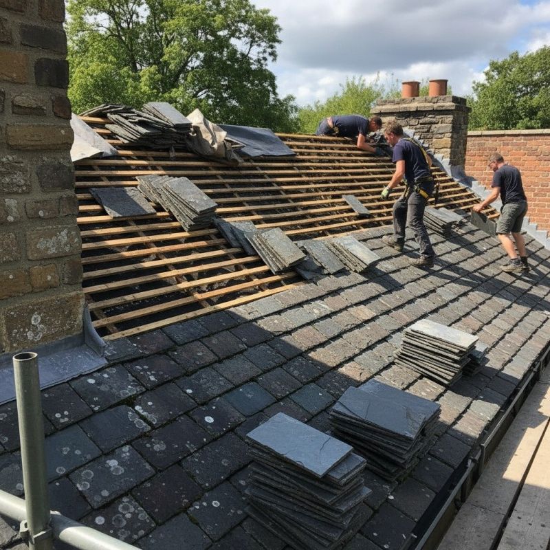 Natural Slate Roof Replacement