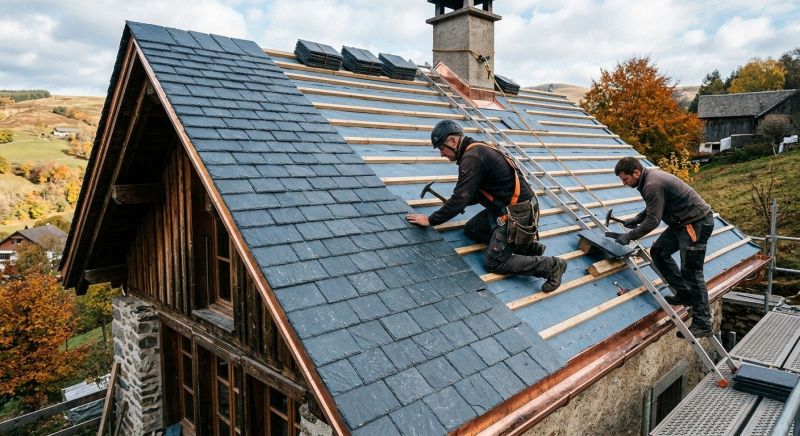 Professional Slate Roof Installation
