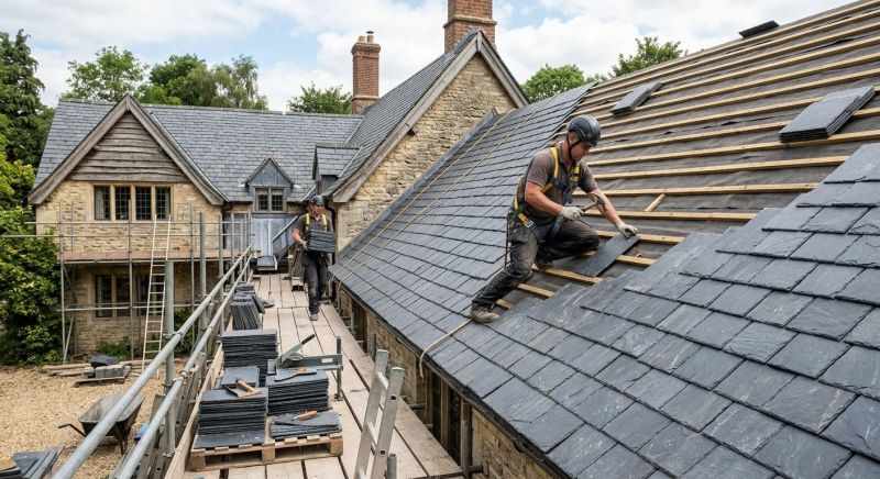 Professional Slate Roof Installation