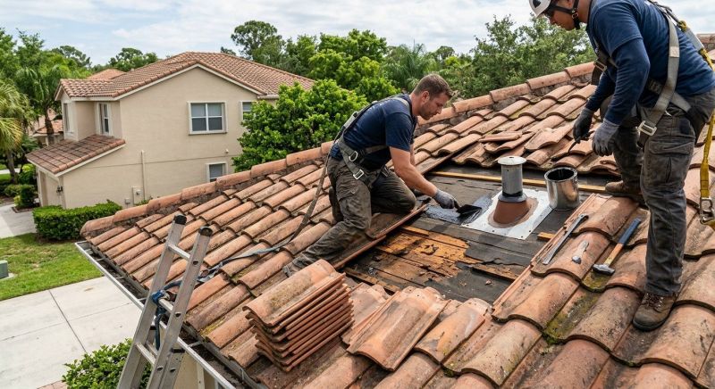 Repairing Cracked Roof Tiles