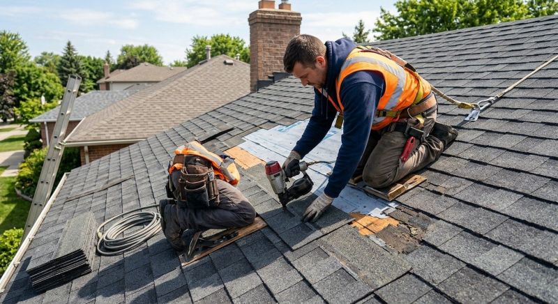 Repairing Missing Asphalt Shingles