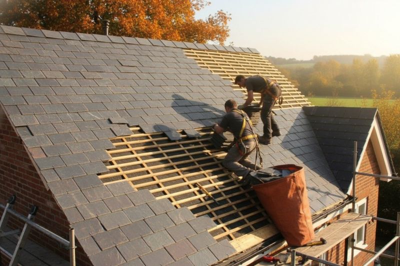 Slate Roof Installation